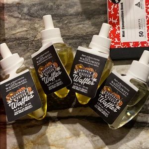 Pumpkin pecan waffles wallflowers